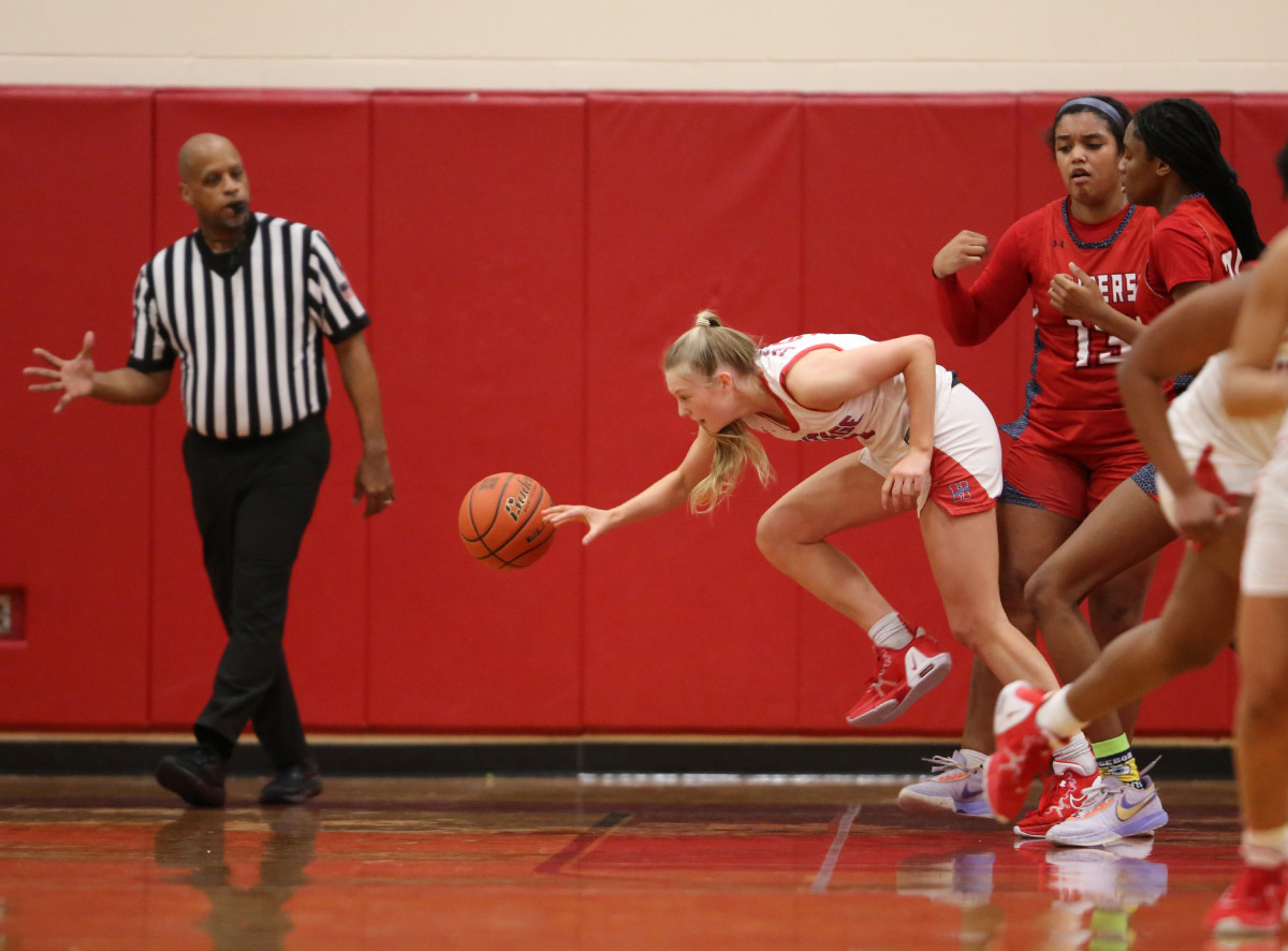 Midlothian Heritage Denton Ryan Texas girls basketball UIL 5A bi-district playoffs 021423 Brian McLean 16